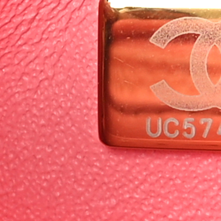 Chanel Lambskin Quilted Mini Rectangular Flap Pink 6 of 10