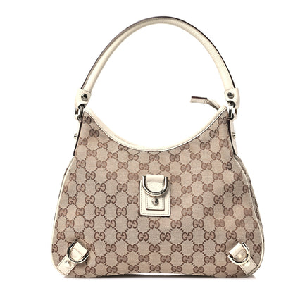 Gucci Monogram Medium Abbey D Ring Hobo Off White 1 of 11