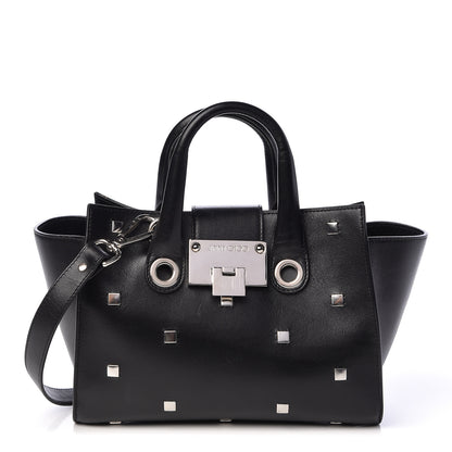 Jimmy Choo Calfskin Studded Small Riley Black 1 of 10