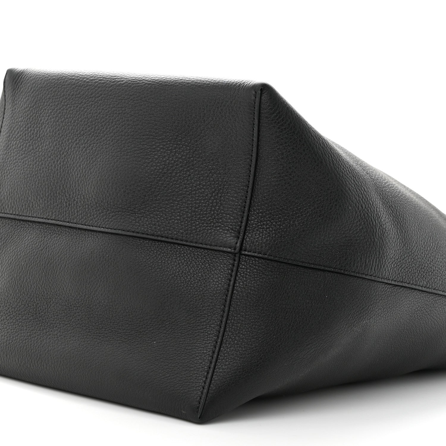 The Row Grained Calfskin Large N/S Park Tote Black 8 of 8