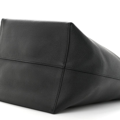 The Row Grained Calfskin Large N/S Park Tote Black 8 of 8