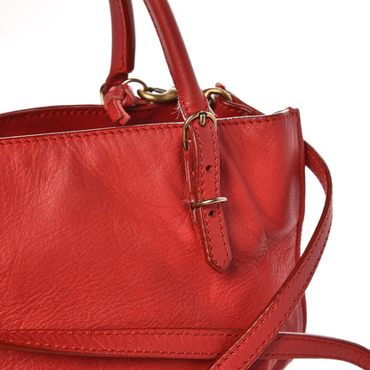 Balenciaga Veau Souple Papier Mini A4 Tote Rouge 9 of 15