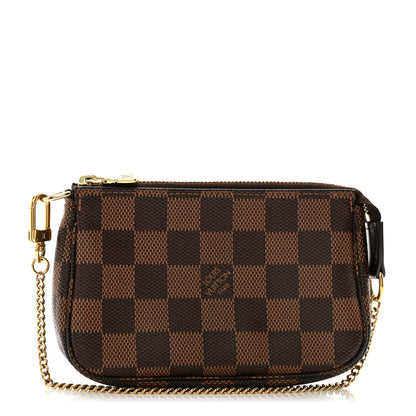 Louis Vuitton Damier Ebene Mini Pochette Accessories 1 of 10