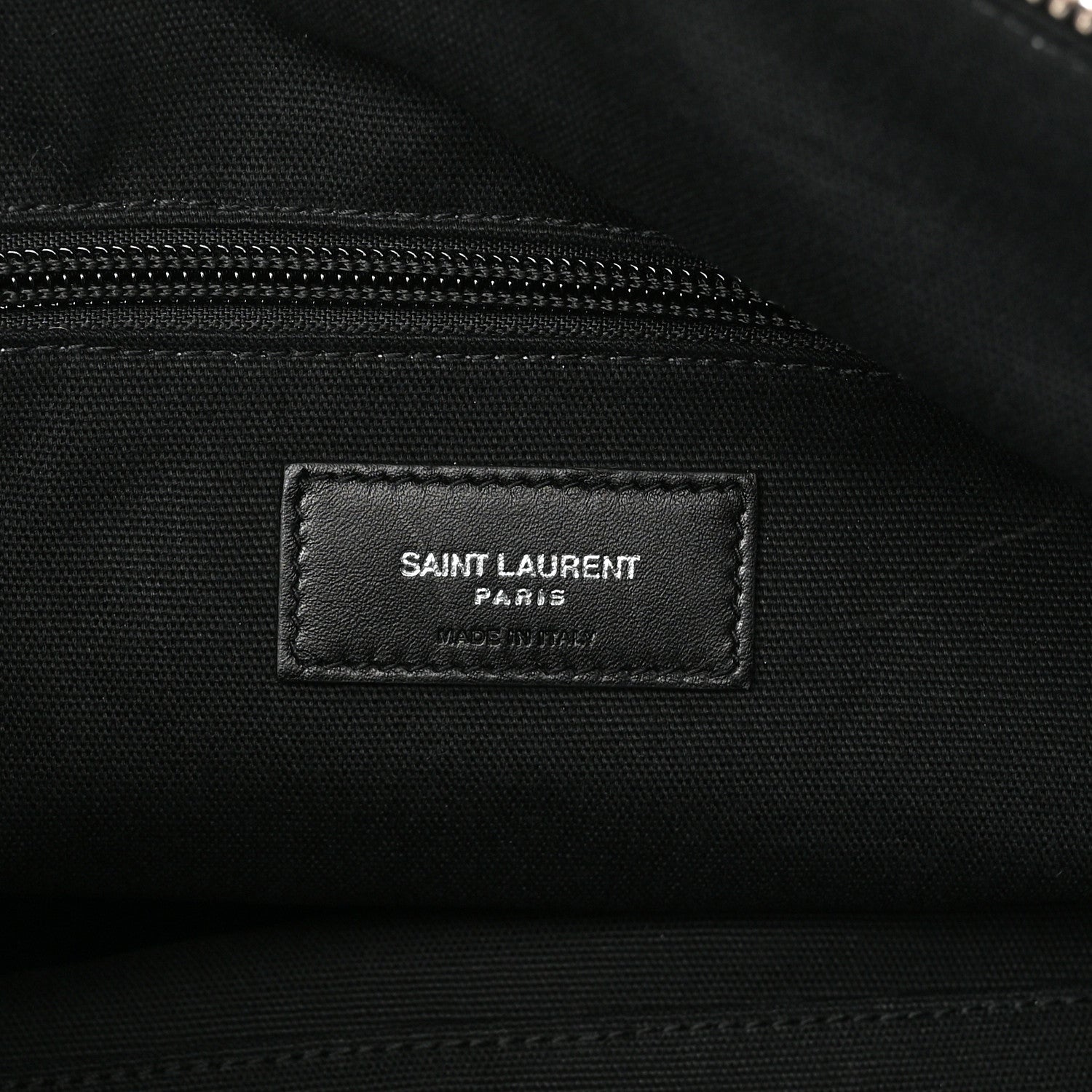 Saint Laurent Canvas ID Shopping Bag Black 6 of 10