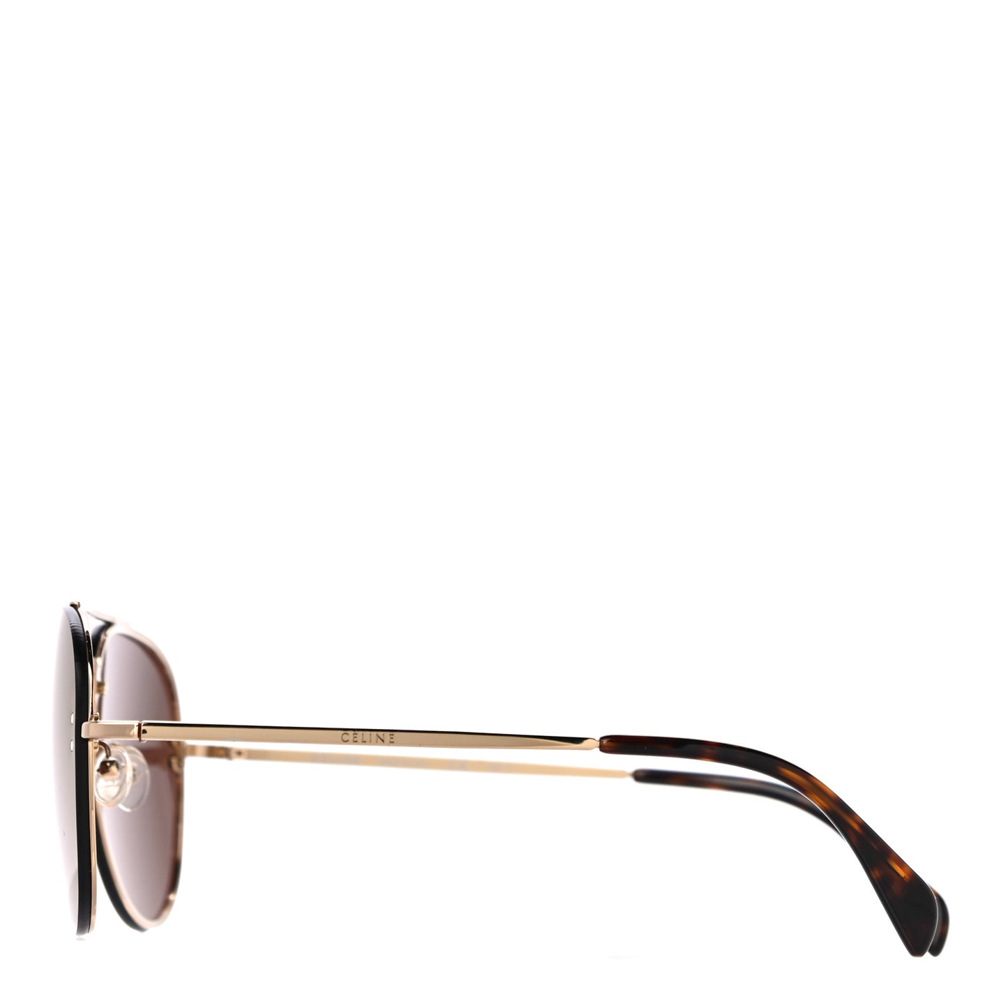 Mirror Aviator Sunglasses CL 41391/S Gold Tortoise