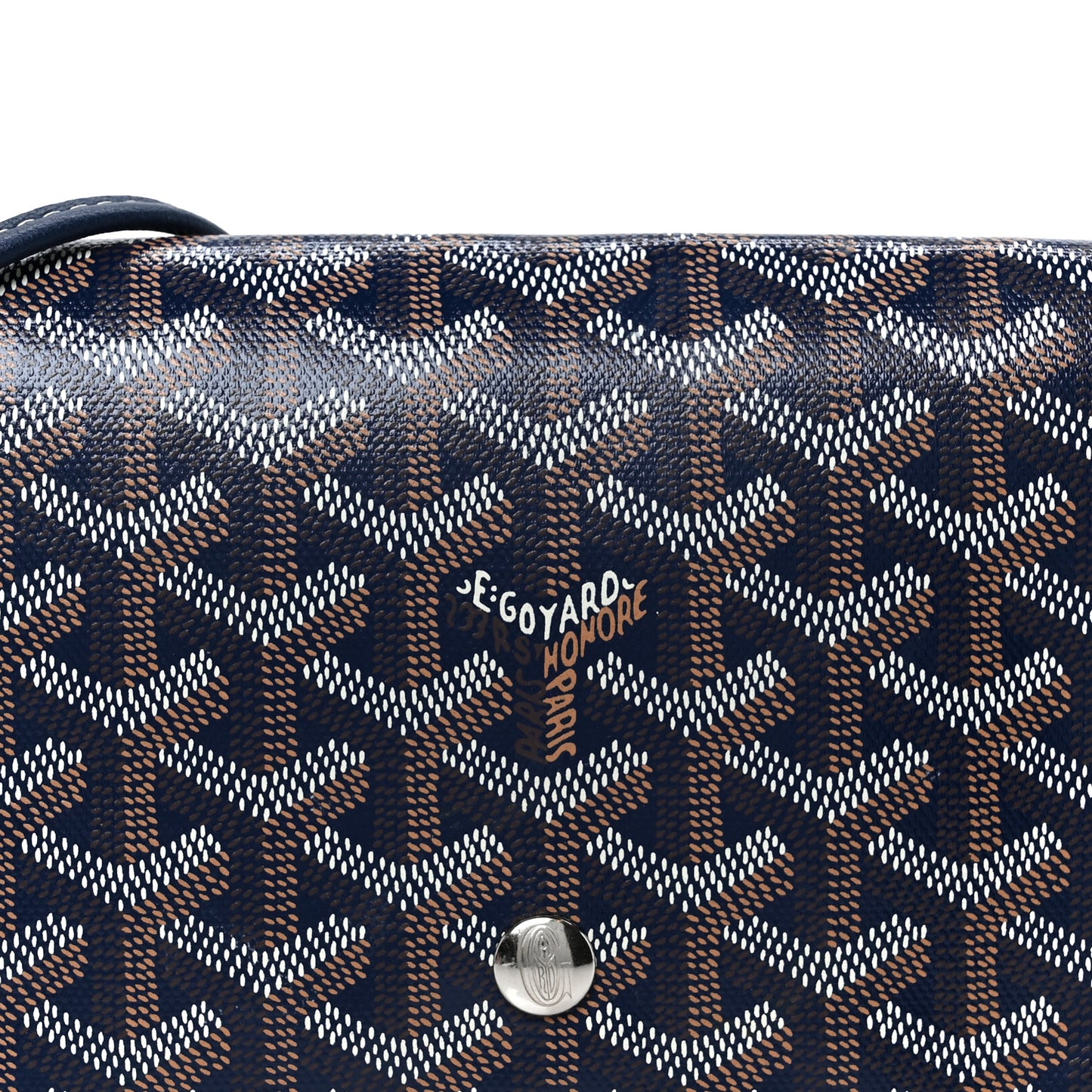 Goyardine Plumet Wallet Clutch Navy