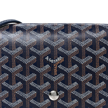 Goyard Goyardine Plumet Wallet Clutch Navy 8 of 10
