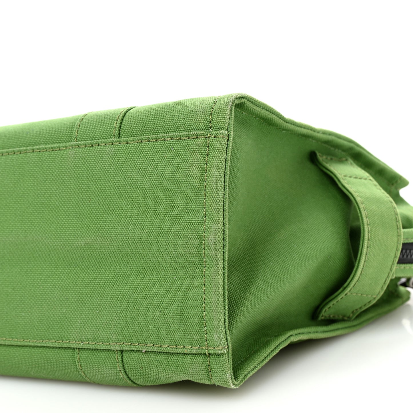 Cotton Canvas Medium The Traveler Tote Bag Aloe