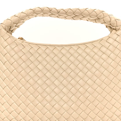 Bottega Veneta Supple Nappa Intrecciato Padded Small Veneta Hobo Sea Salt 8 of 11
