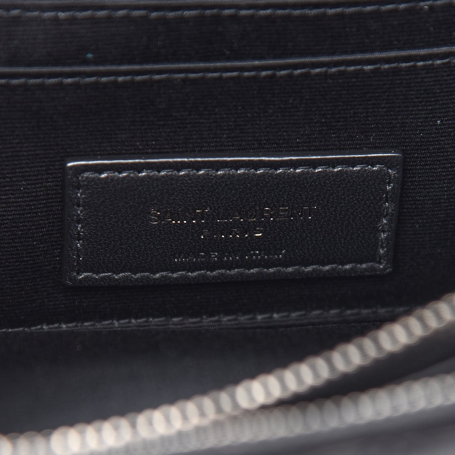Grained Lambskin Quilted Mini Becky Double Zip Bag Black