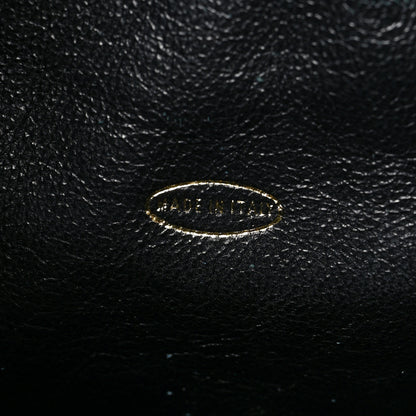 Chanel Alligator Drawstring Bucket Bag Black 7 of 9