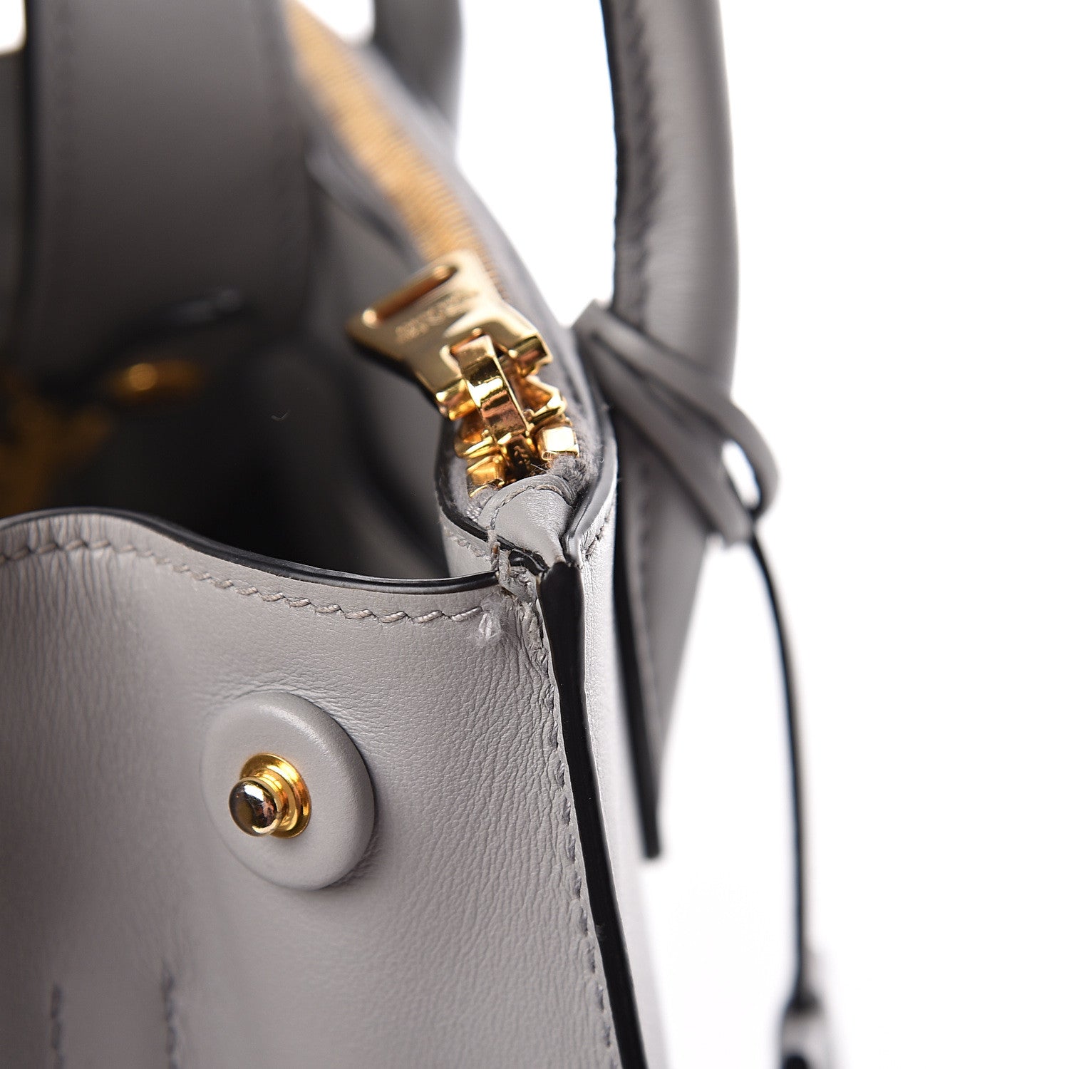 Prada Saffiano City Calf Small Esplanade Tote Nube 14 of 14