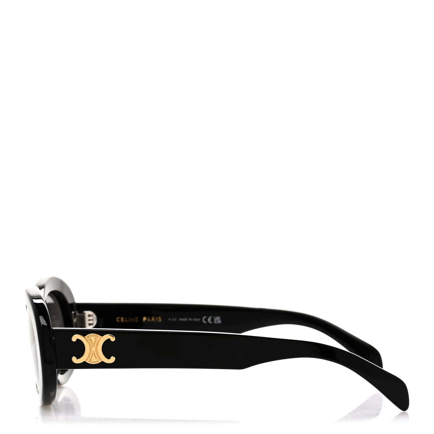 Celine Acetate Triomphe 01 Sunglasses CL 40194U Black 3 of 6