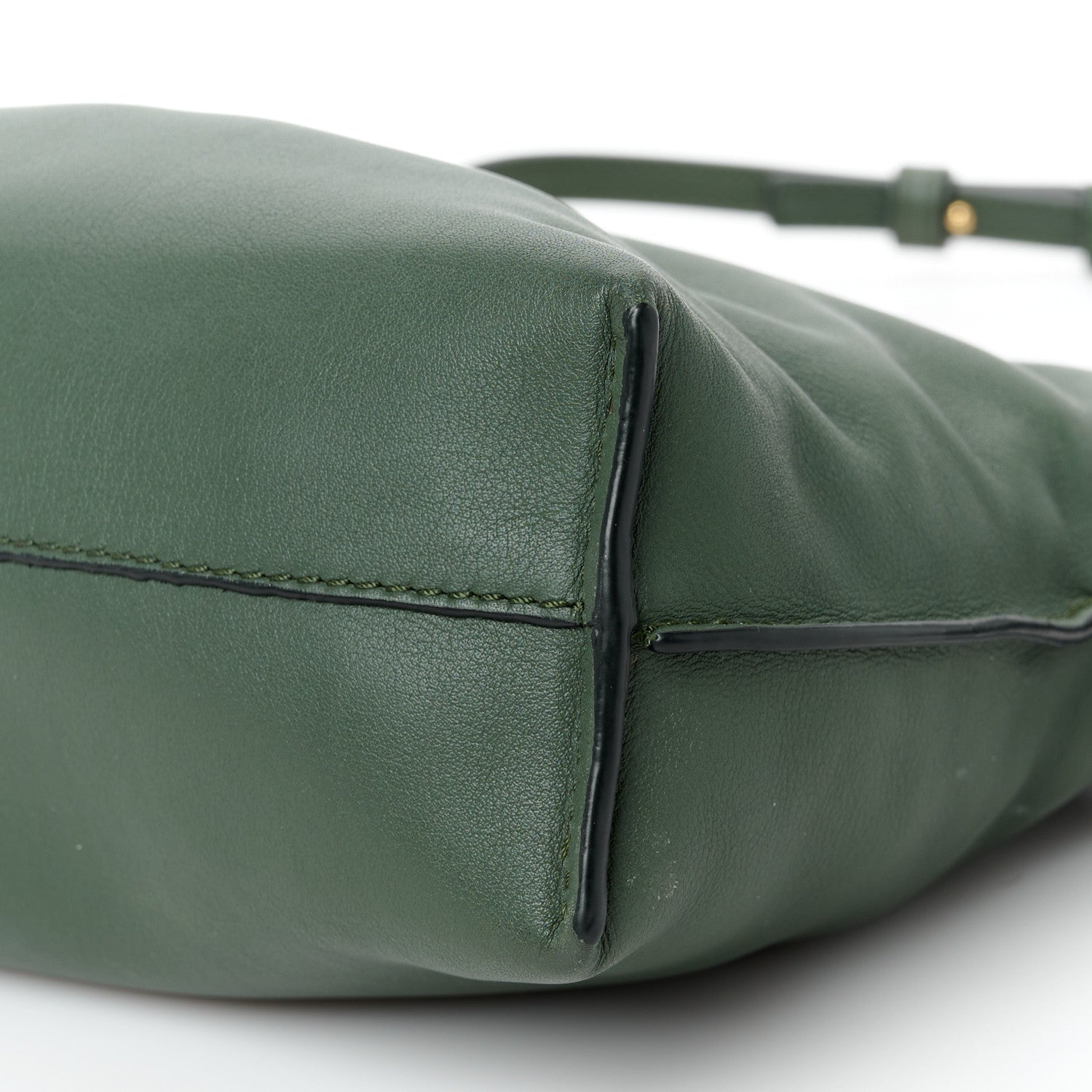 Loewe Calfskin Mini Flamenco Knot Bag Khaki 10 of 10