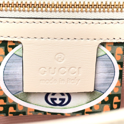 Gucci Vitello Palmellato Lux Crystal Medium Rajah Shoulder Bag Mystic White Multicolor 6 of 14