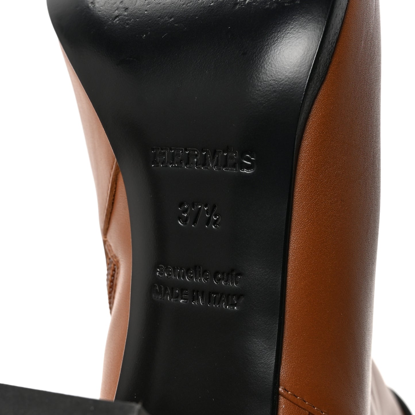 Calfskin Saint Germain Ankle Boots 37.5 Naturel