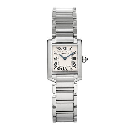 Cartier Stainless Steel 20mm Tank Francaise Quartz Watch 1 of 4
