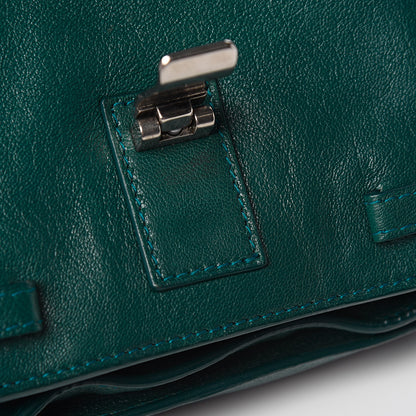 Proenza Schouler Lambskin PS1 Mini Pouch Messenger Bag Teal 10 of 12