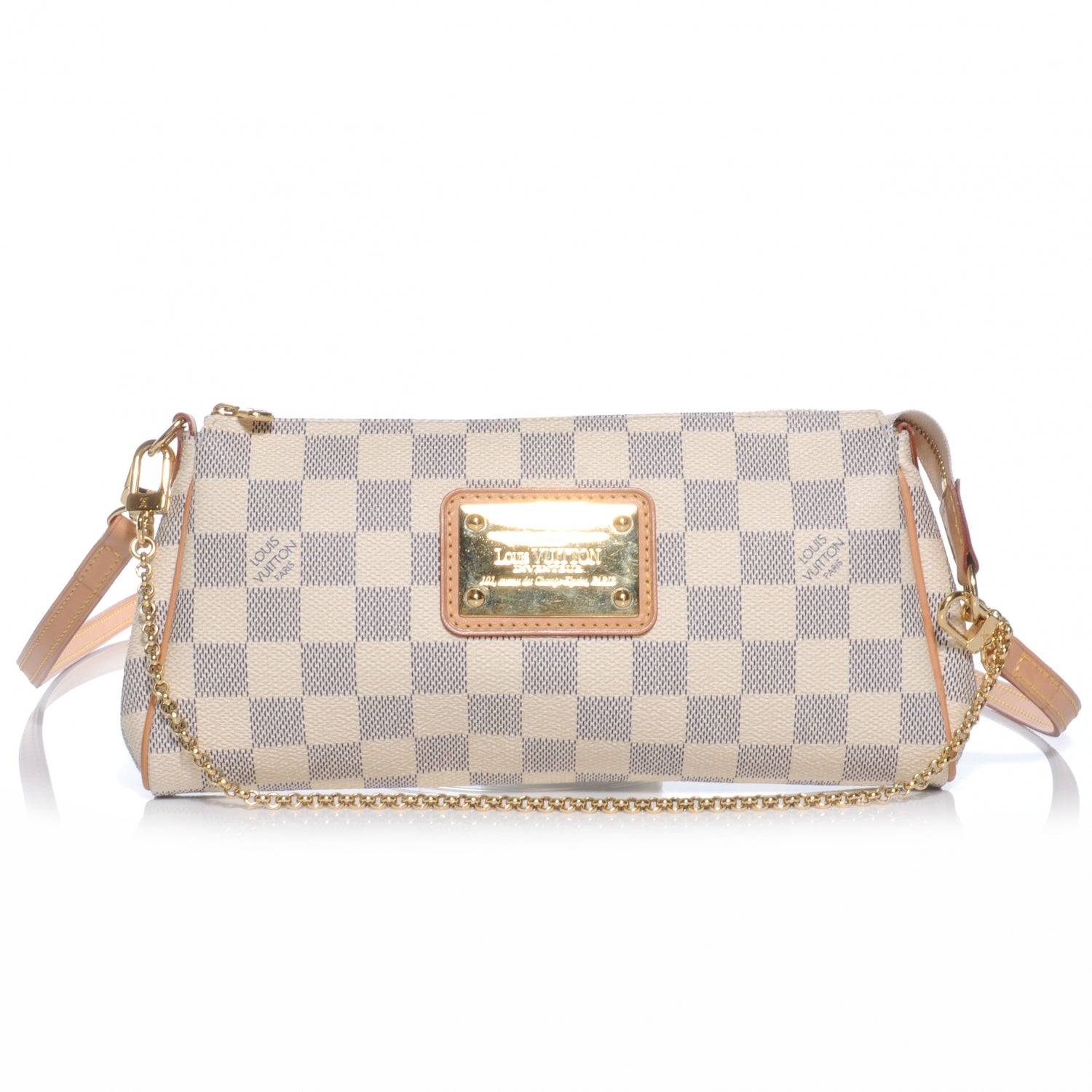 Louis Vuitton Damier Azur Eva Clutch 1 of 7
