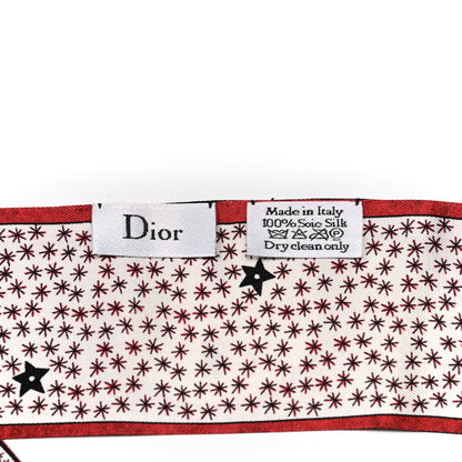 Christian Dior Silk Le Soleil Tarot Mitzah Scarf Off White 3 of 5