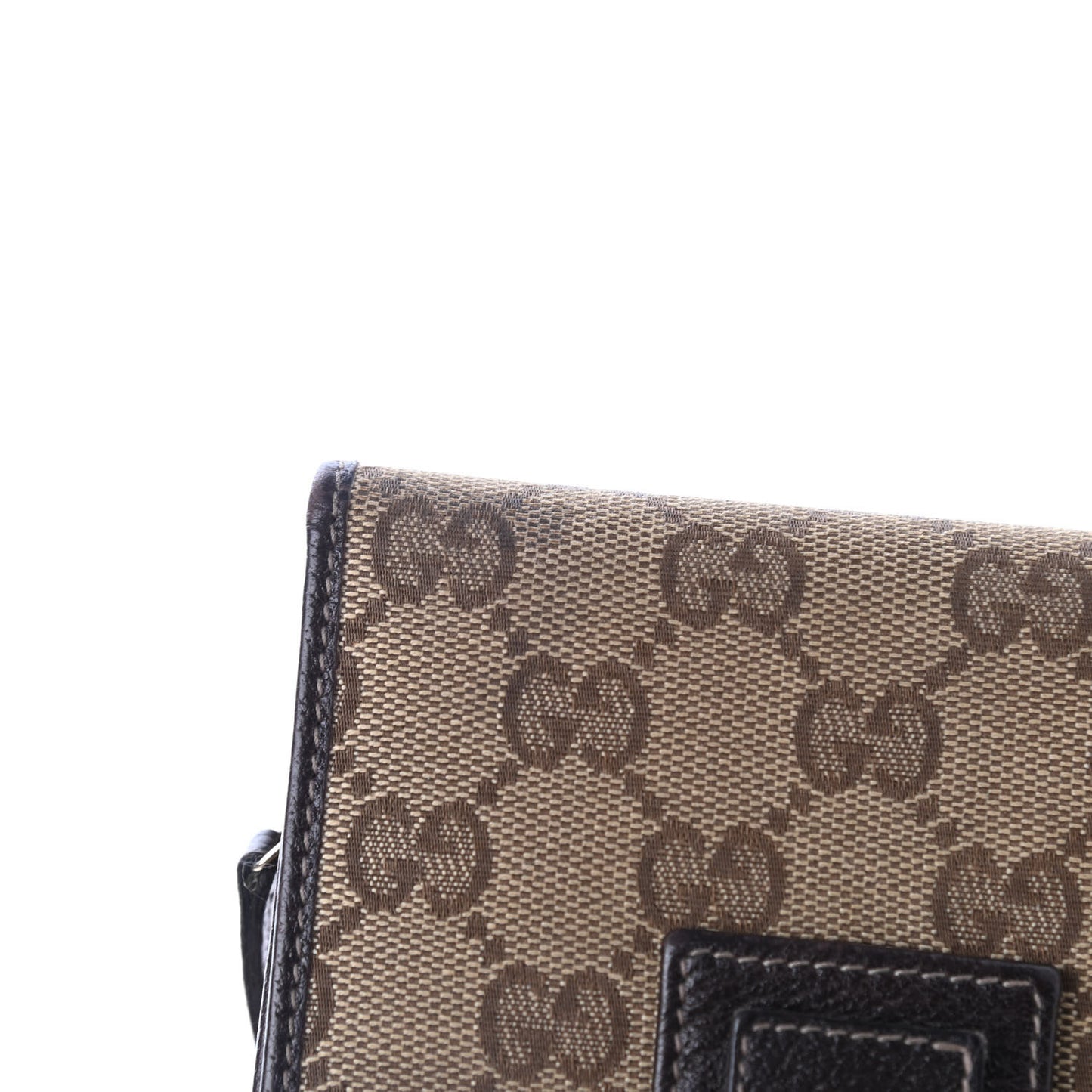 Monogram Abbey Compact Wallet Dark Brown