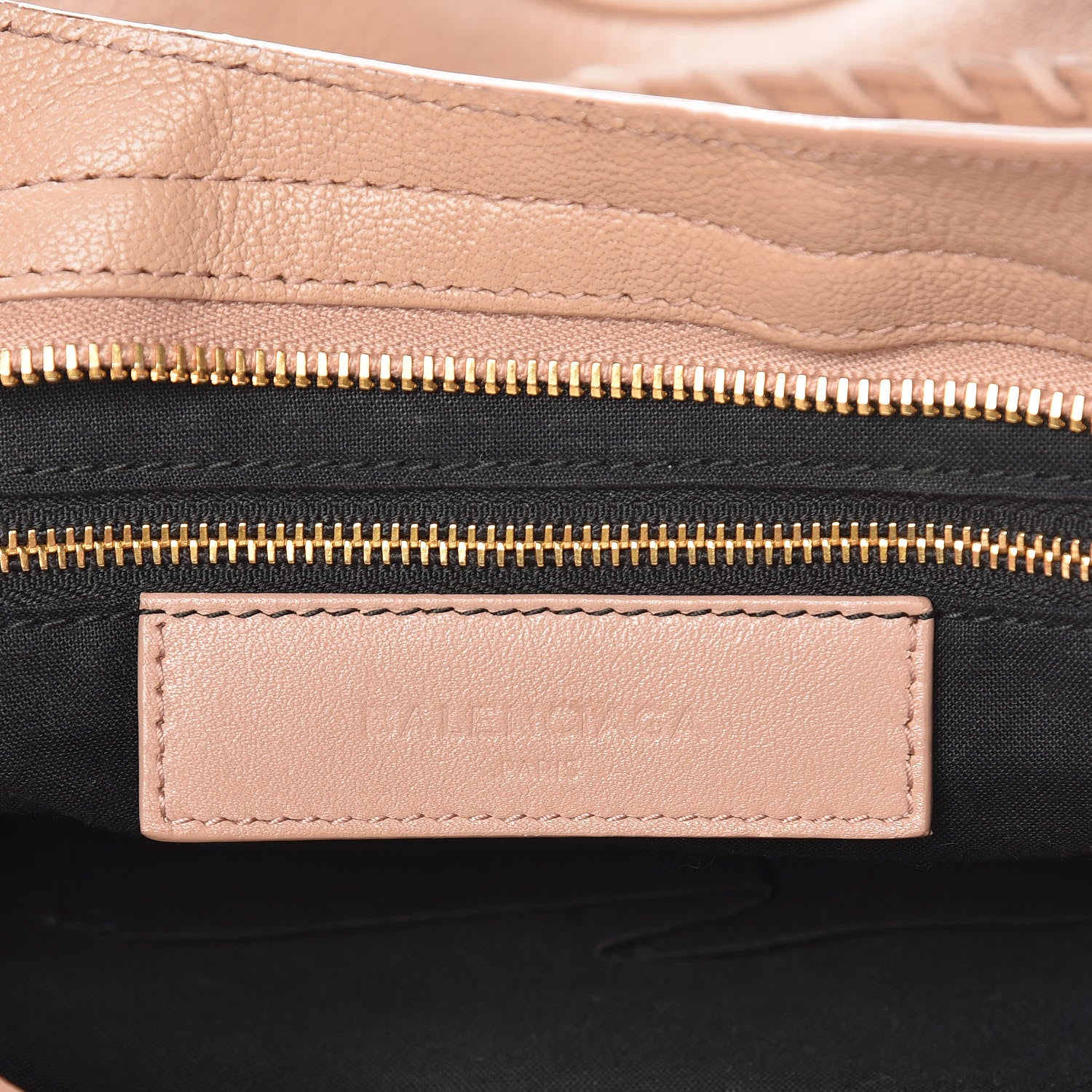 Balenciaga Chevre Gold Metallic Edge Hardware City Rose Des Sables 6 of 12