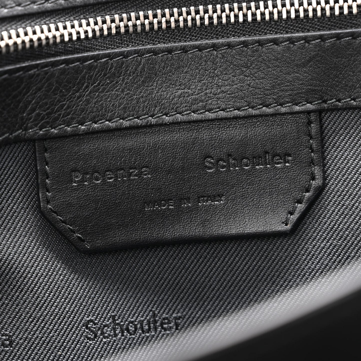 Lambskin Medium PS1 Plus Zip Satchel Black