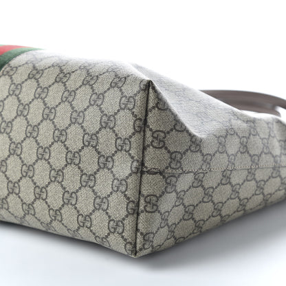 Gucci GG Supreme Monogram Medium Ophidia Shopping Tote Brown 7 of 11