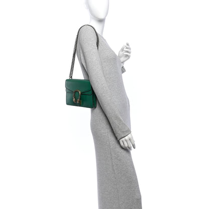 Gucci Calfskin Mini Dionysus Shoulder Bag Emerald 2 of 12