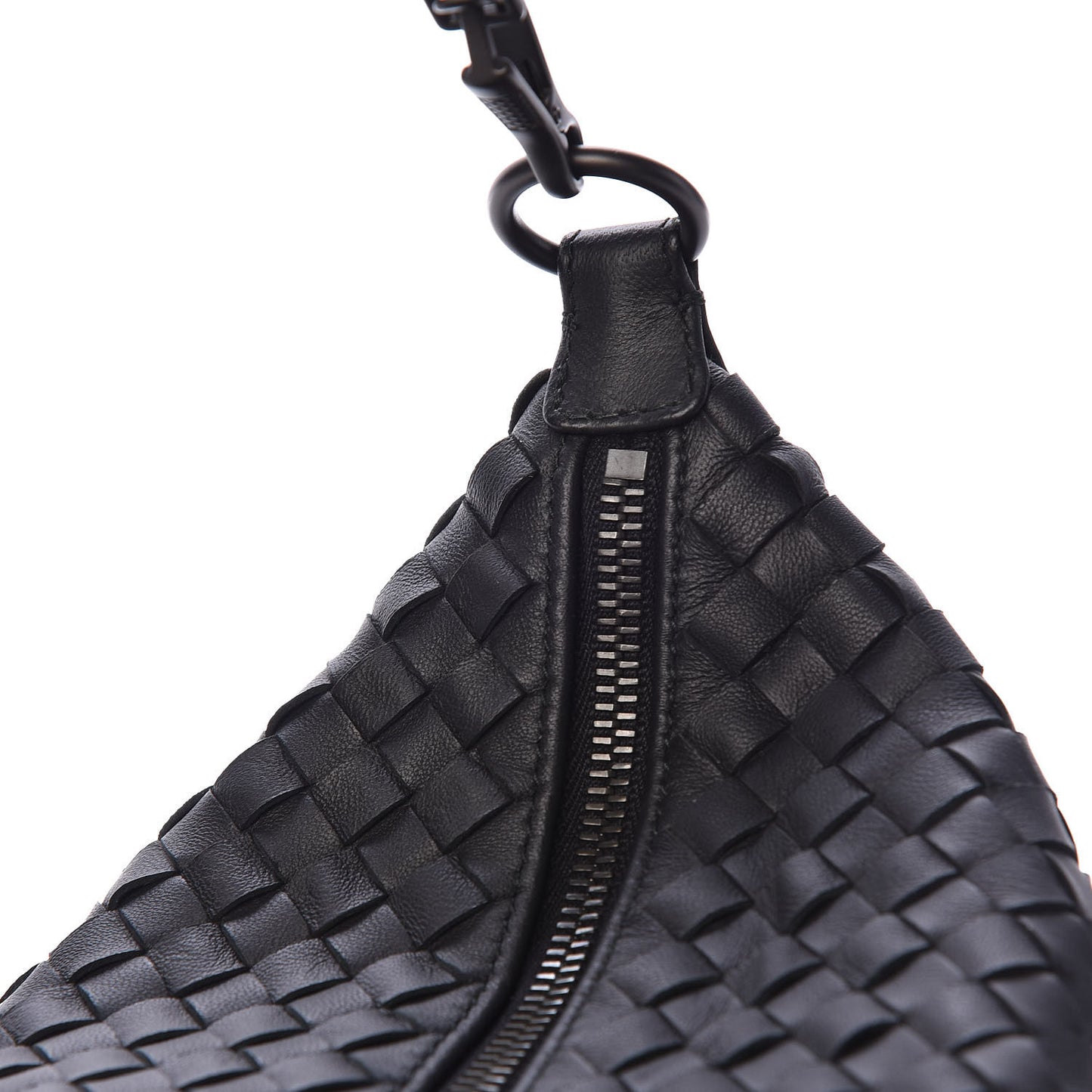 Nappa Intrecciato Small Shoulder Bag Black