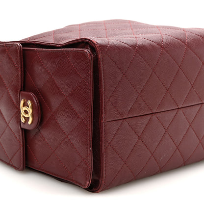 Chanel Caviar Quilted Medium Chanel 25 Handbag Burgundy 16 of 19
