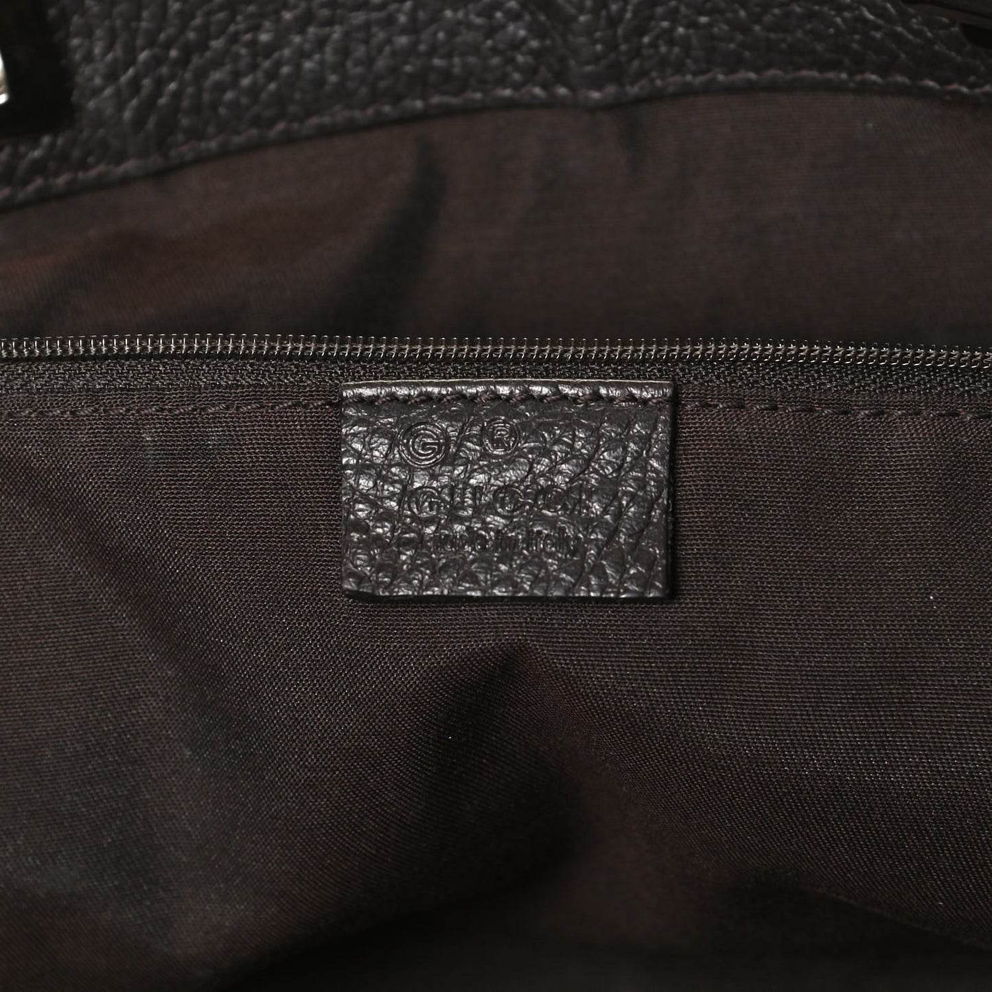 Monogram Tote Dark Brown