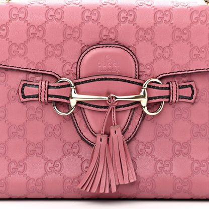 Gucci Guccissima Medium Emily Chain Shoulder Bag Peonia Flower 7 of 11