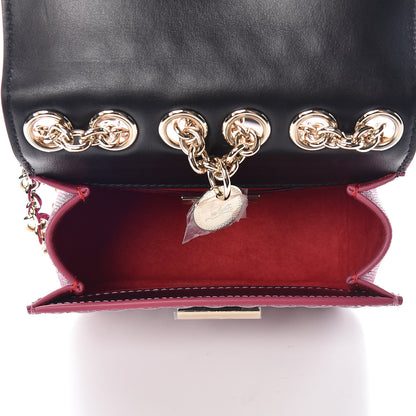 Christian Louboutin Specchio Patent Embossed Spikes Sweety Charity NV Crossbody Bag Cassis 5 of 6