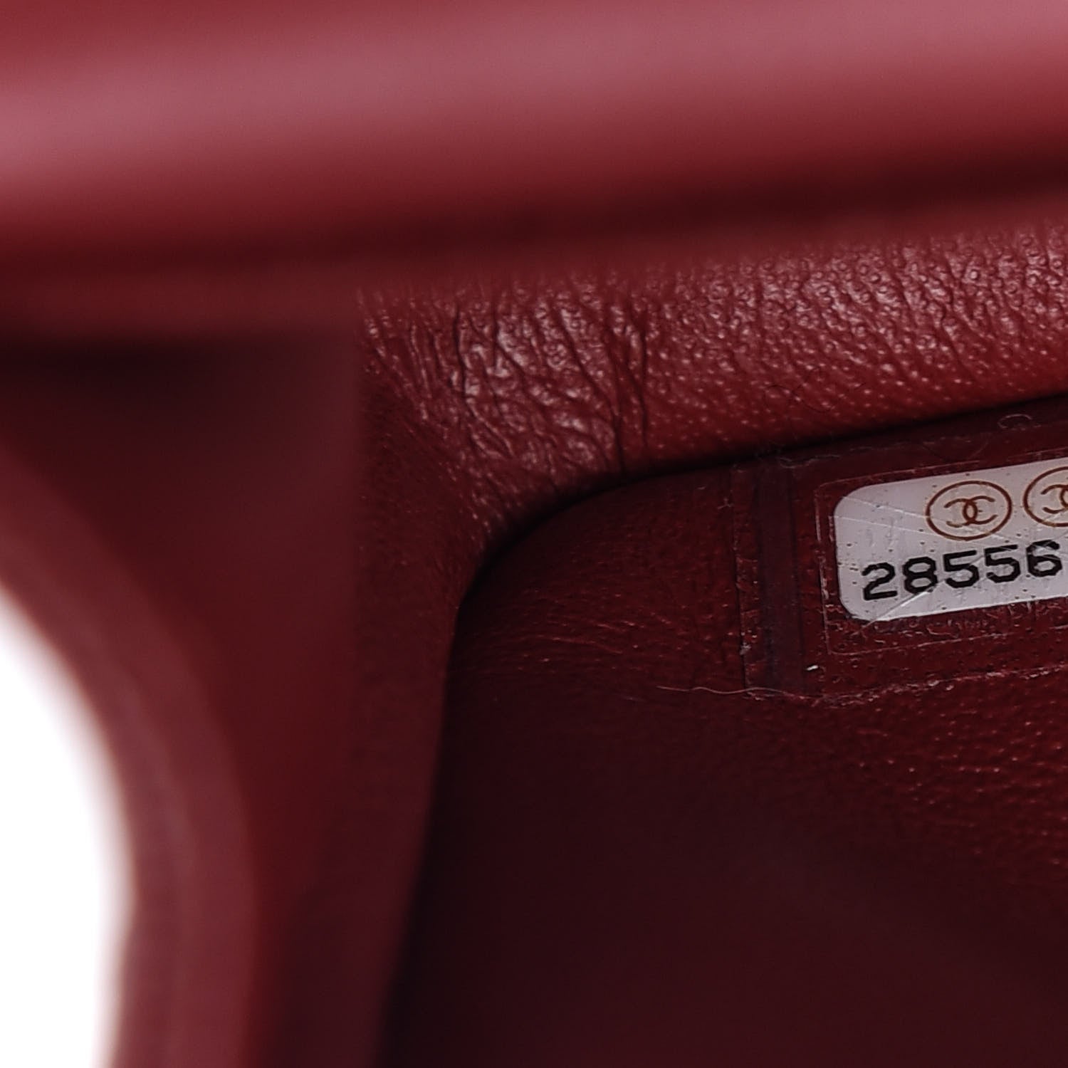 Chanel Caviar Quilted Small Double Flap Dark Red 9 of 10