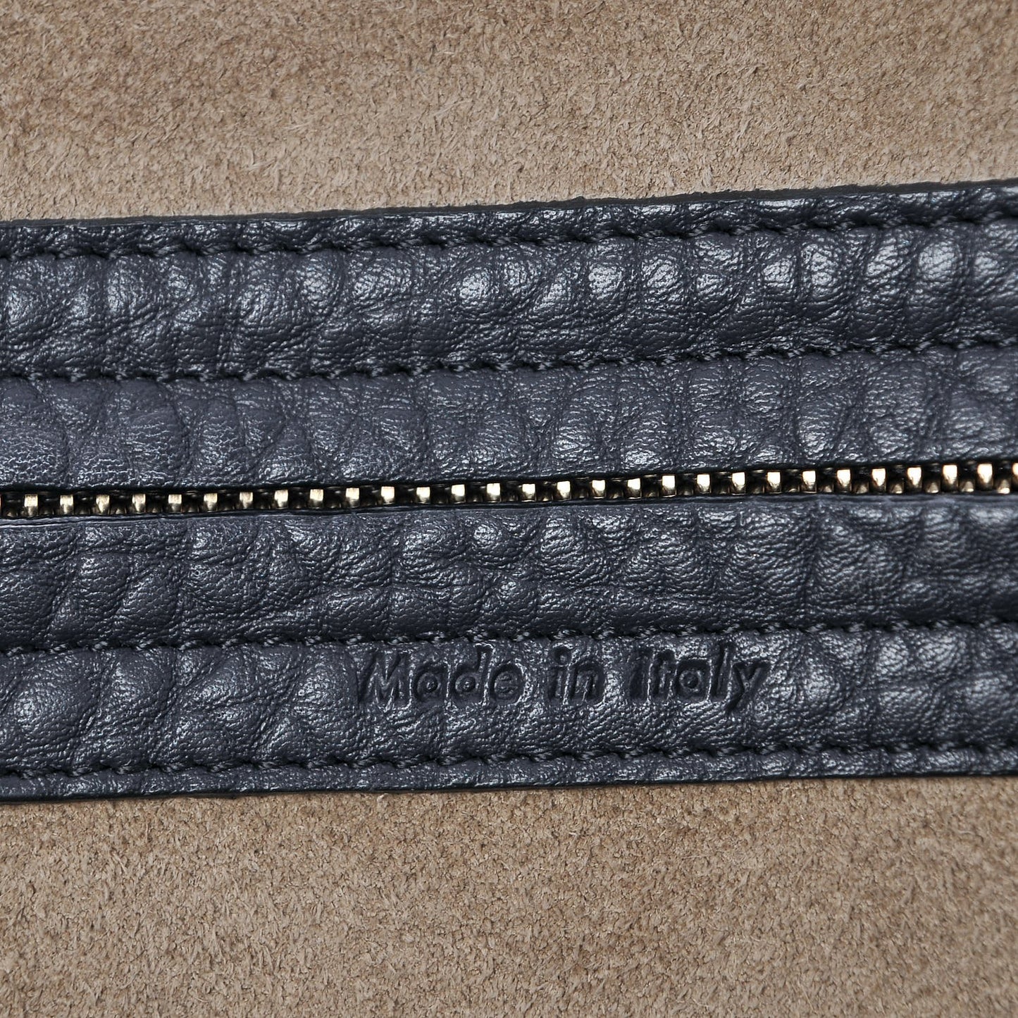 Bullhide Calfskin Medium Phantom Luggage Navy Blue