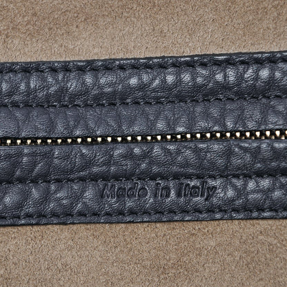 Celine Bullhide Calfskin Medium Phantom Luggage Navy Blue 6 of 11