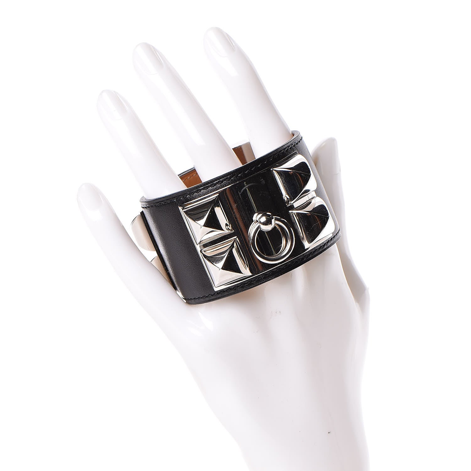 Hermes Box Collier de Chien CDC Bracelet S Black 2 of 6
