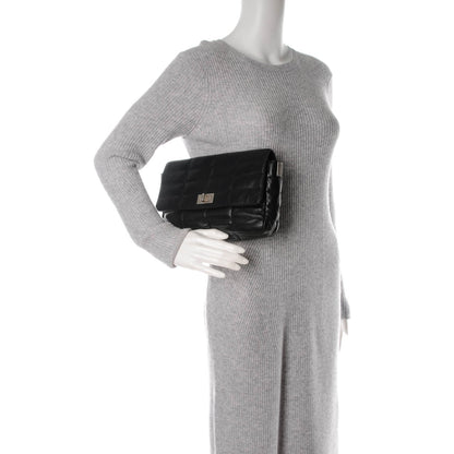 Chanel Lambskin Chocolate Bar Reissue Clutch Black 2 of 10