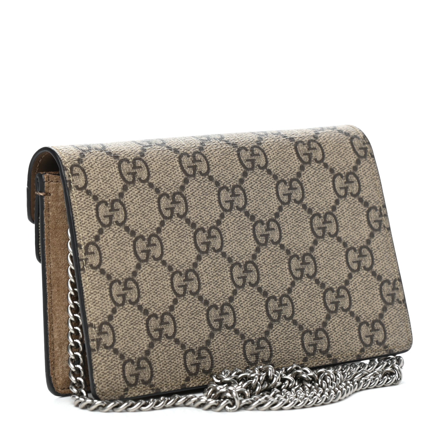 Gucci GG Supreme Monogram Super Mini Dionysus Shoulder Bag Taupe 3 of 8
