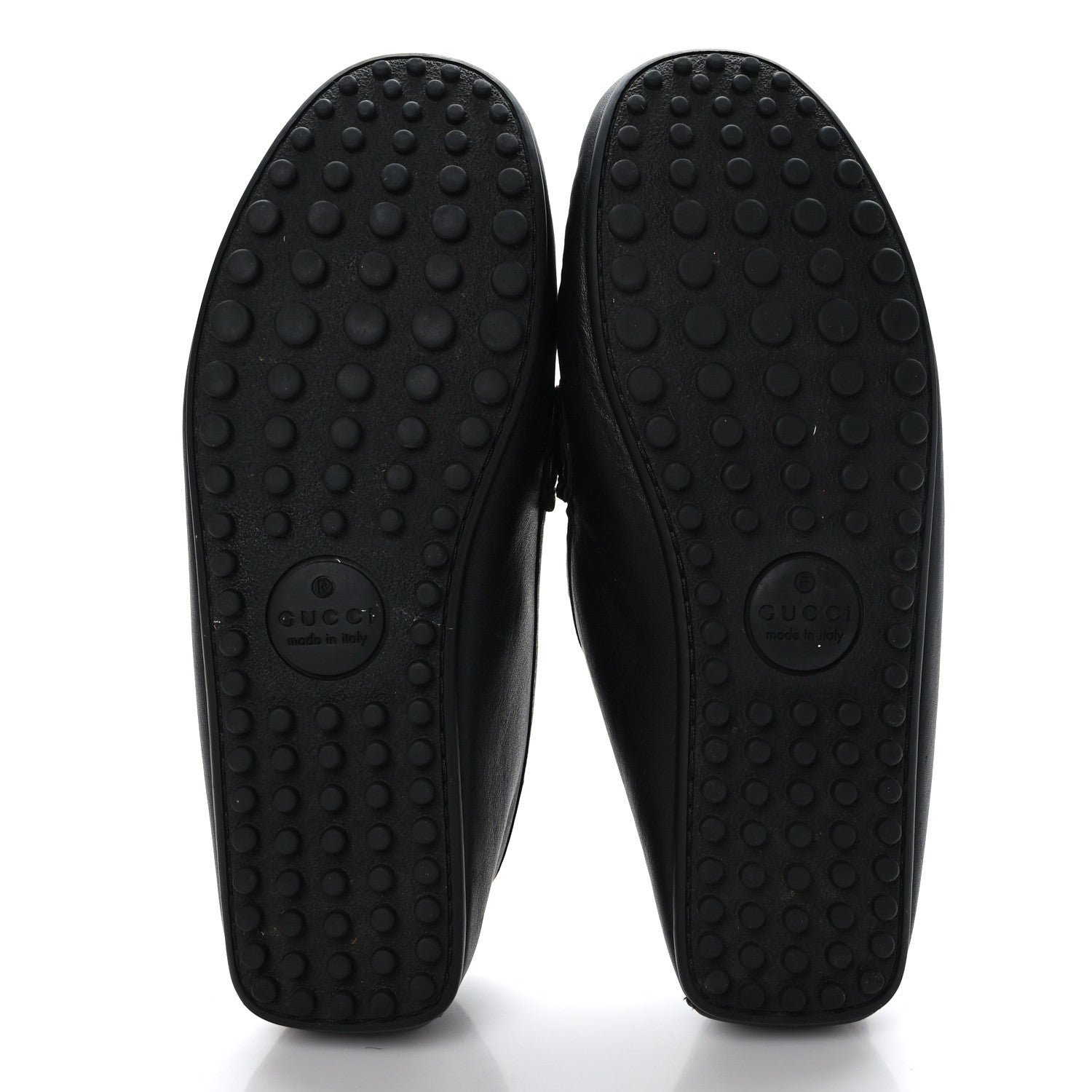 Gucci Miro Soft Calfskin Web Mens Horsebit Driver Loafers 7 Black 5 of 9