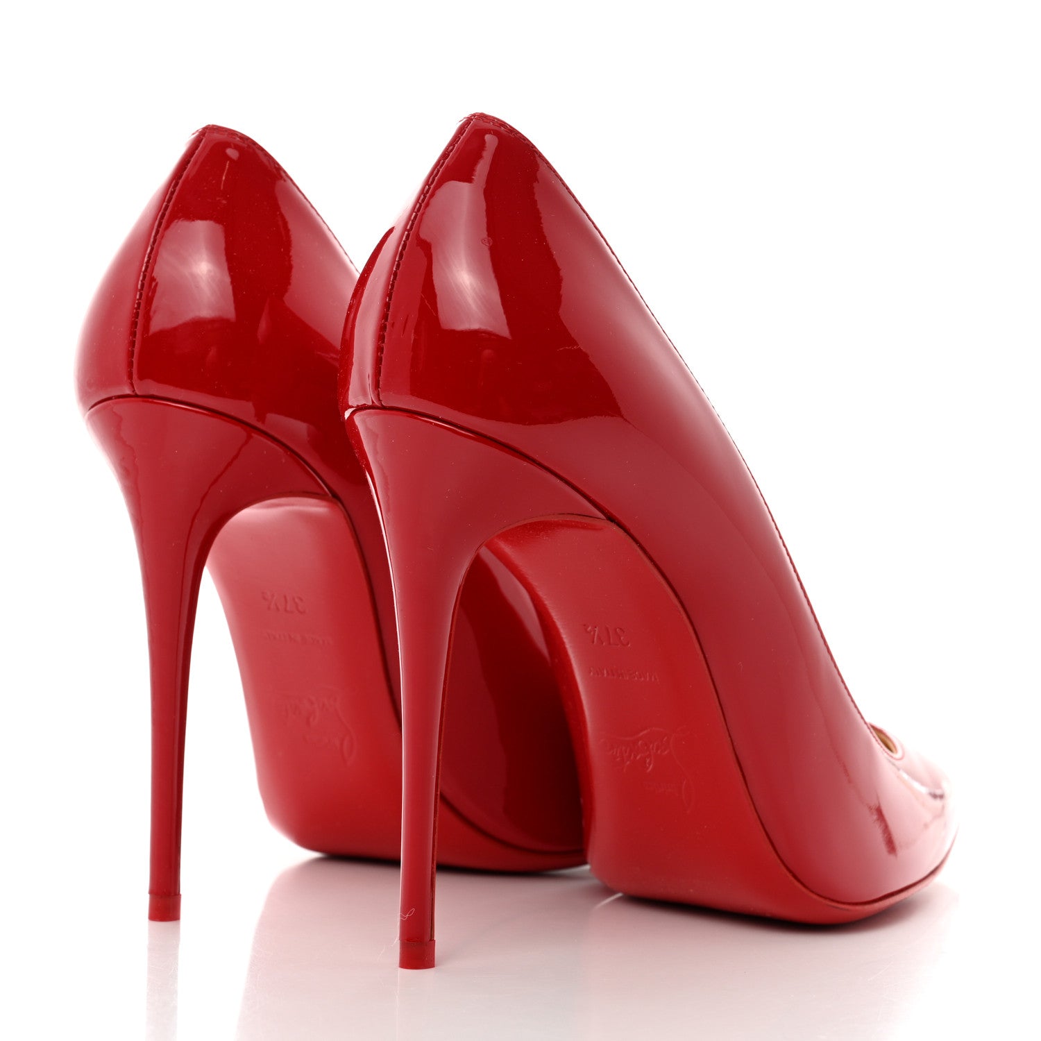 Christian Louboutin Patent Kate 100 Pumps 37.5 Loubi 4 of 8