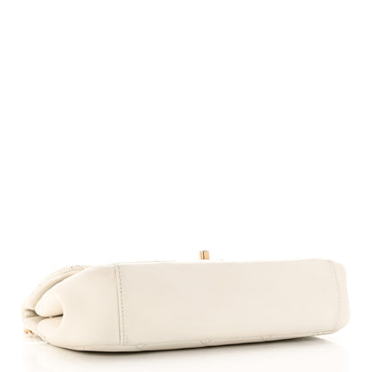 Chanel Lambskin A Real Catch Flap Bag White 4 of 32