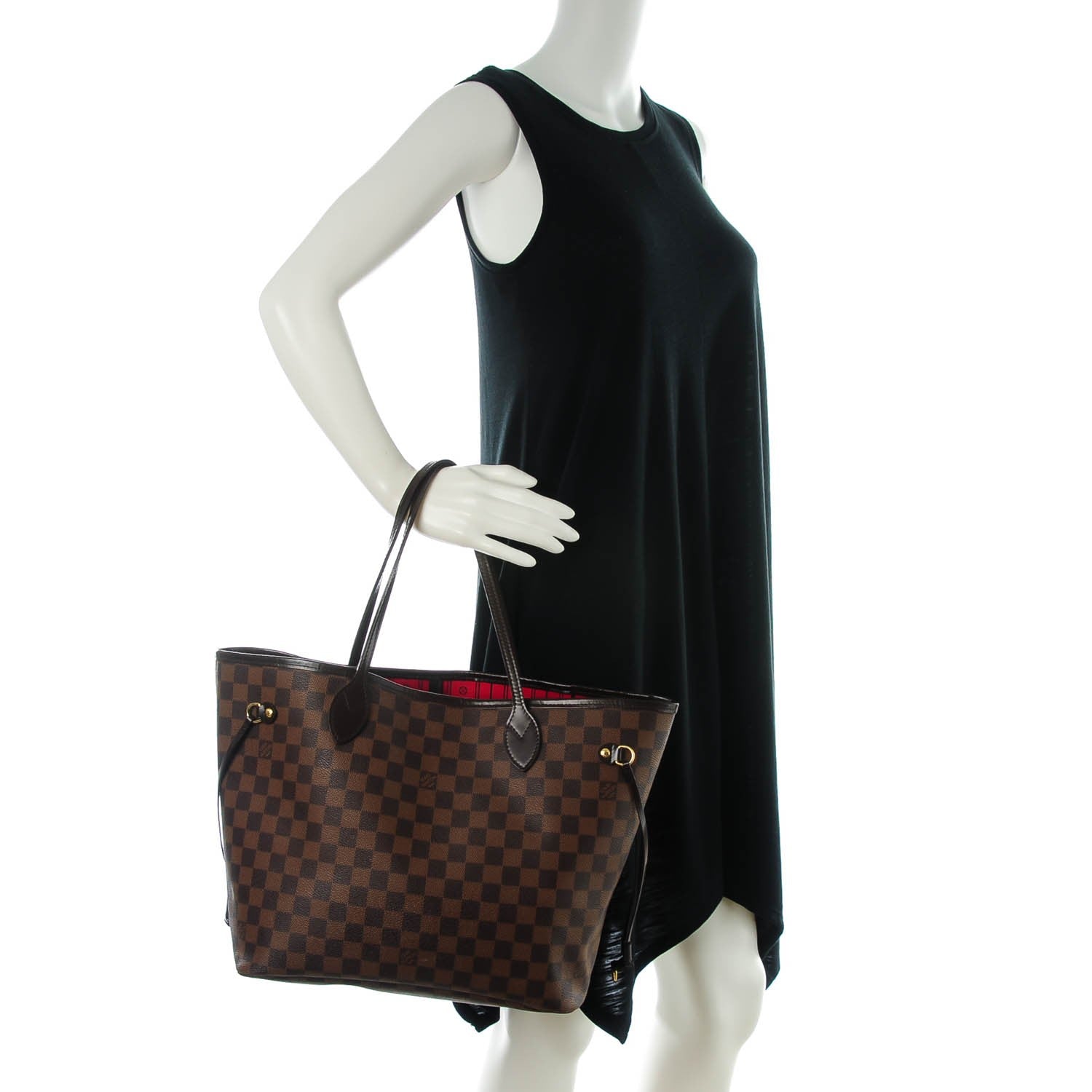 Louis Vuitton Damier Ebene Neverfull MM 2 of 7