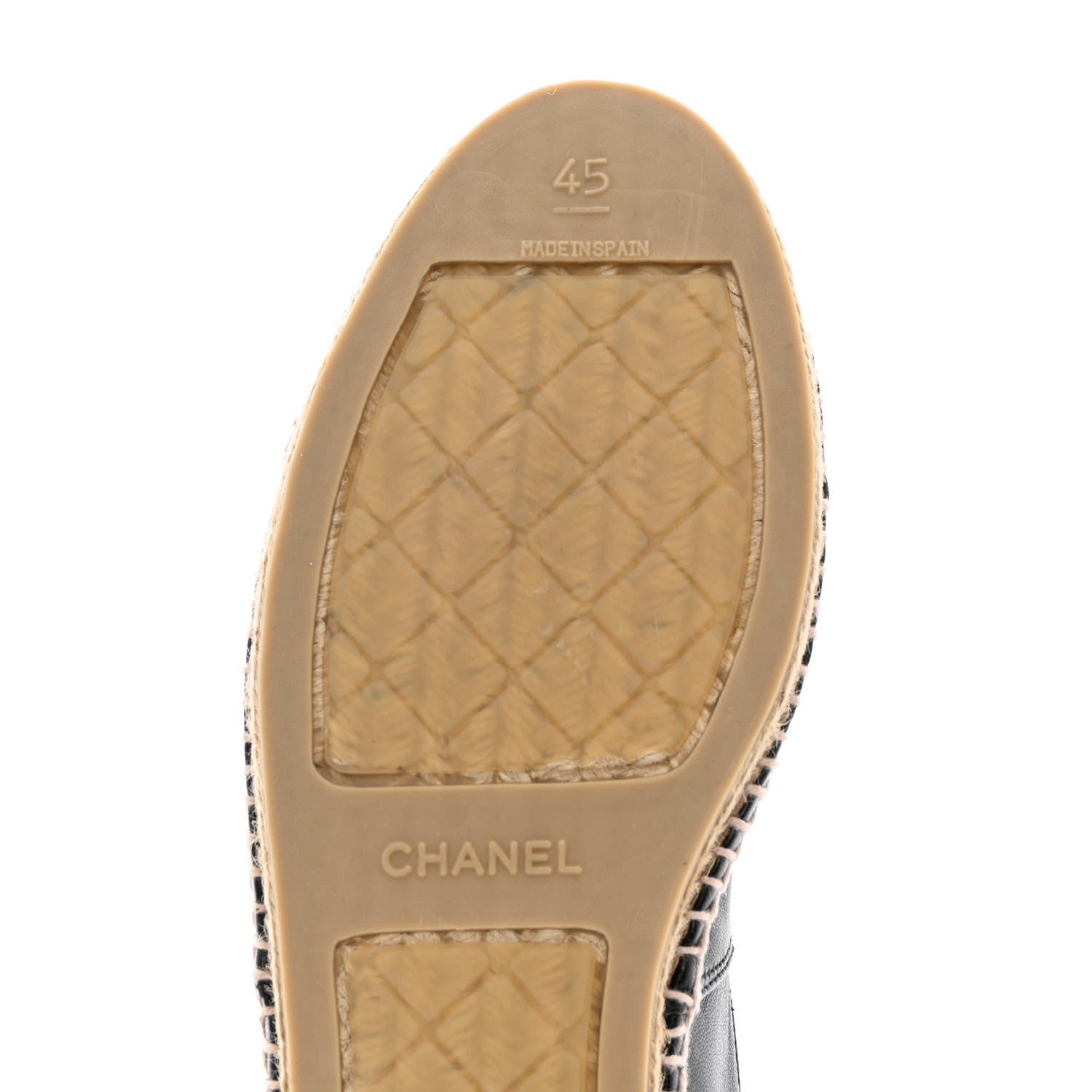 Chanel Lambskin CC Mens Espadrilles 45 Black 8 of 11