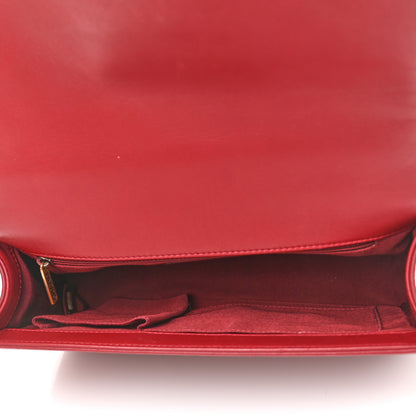 Chanel Calfskin Quilted New Medium Boy Flap Red 4 of 11