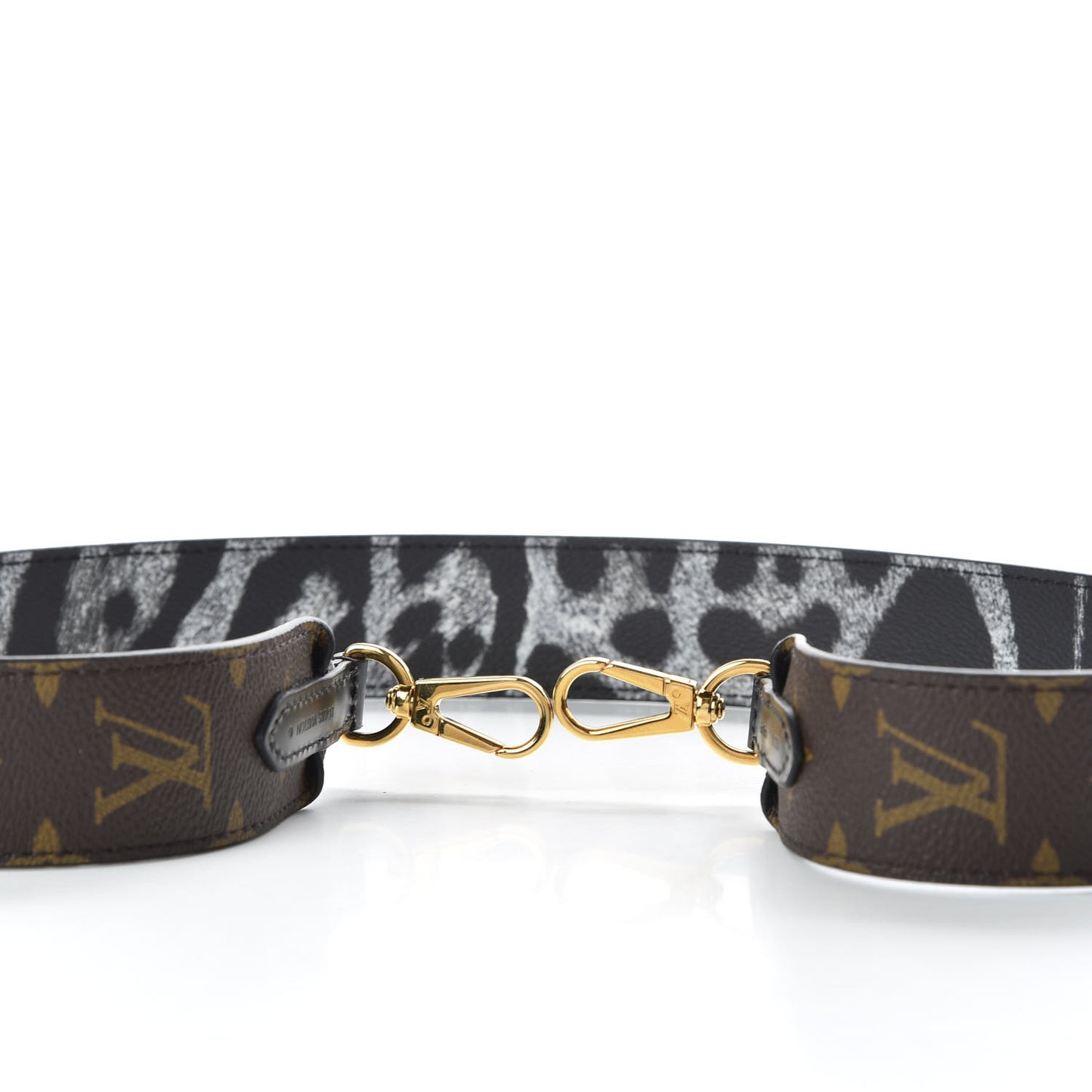 Monogram Animal Bandouliere Shoulder Strap Grey