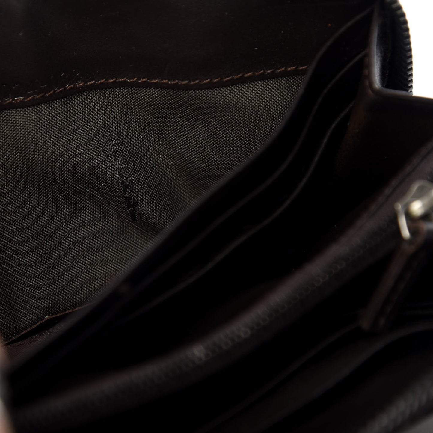 Zucchino Zip Around Wallet Dark Brown