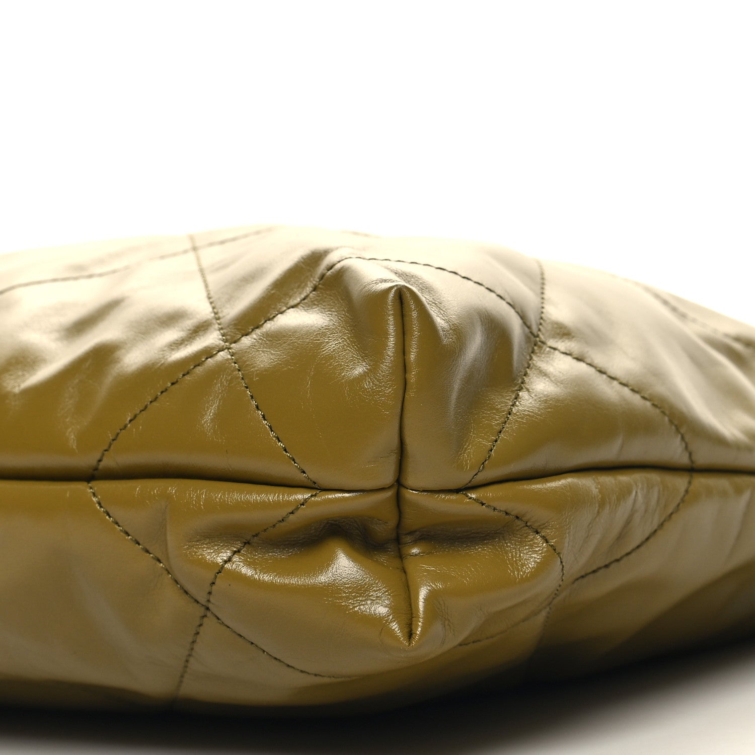 Chanel Shiny Calfskin Quilted Chanel 22 Green 12 of 12