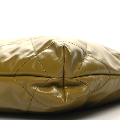 Chanel Shiny Calfskin Quilted Chanel 22 Green 12 of 12